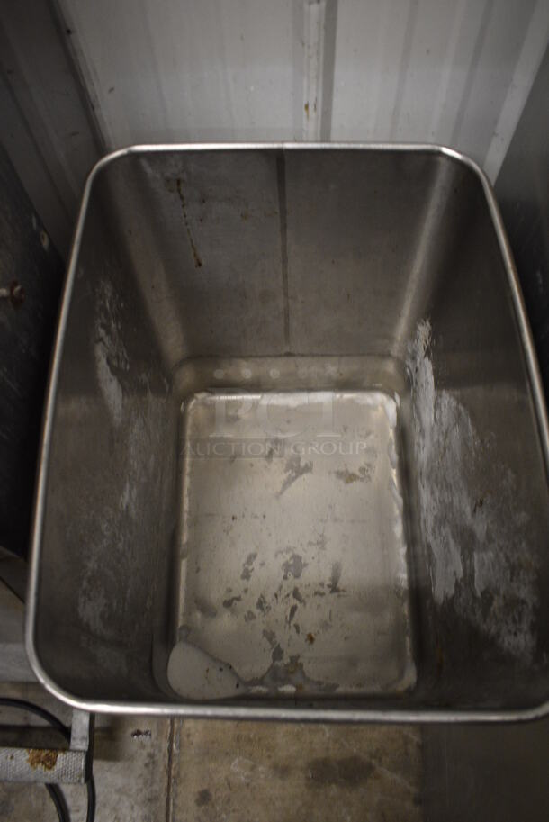 Stainless Steel Commercial Ingredient Bin on Commercial Casters. 16x20.5x26.5 - Image 2 of 4