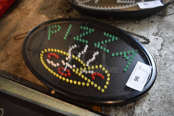 Pizza Light Up Sign. Does Not Have Power Cord. 23x1.5x14. Tested and Does Not Power On - Image 1 of 3