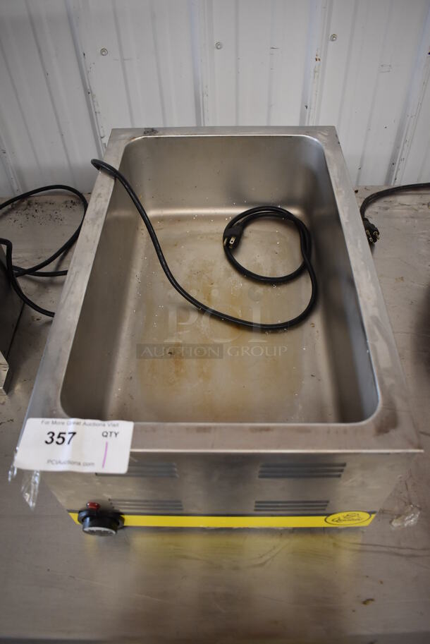 Adcraft FW-1200WF Stainless Steel Commercial Countertop Food Warmer. 120 Volts, 1 Phase. 14.5x23x9. Tested and Working! - Image 5 of 6