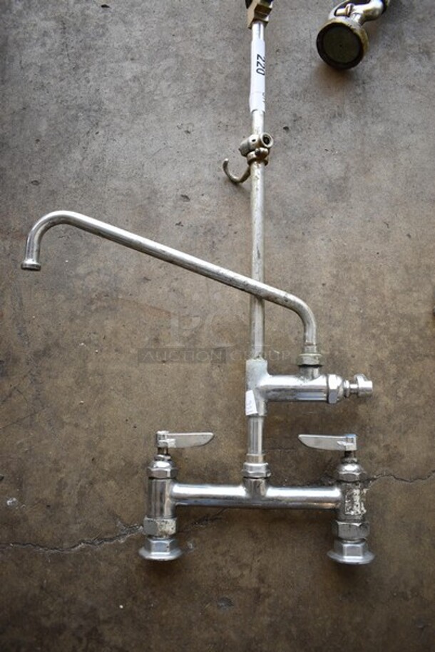 Metal Commercial Spray Nozzle Attachment w/ Faucet and Handles. - Image 2 of 3