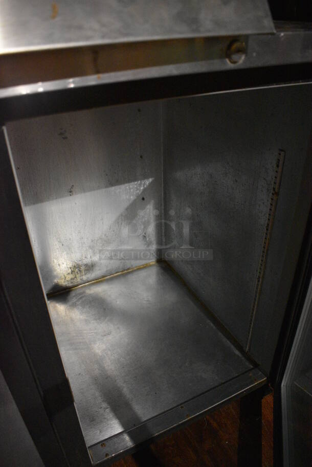 Beverage Air BB78G-1 Metal Commercial 3 Door Back Bar Cooler Merchandiser. 115 Volts, 1 Phase. 79x29x37.5. Item Was in Working Condition on Last Day of Business. (lounge) - Image 6 of 8