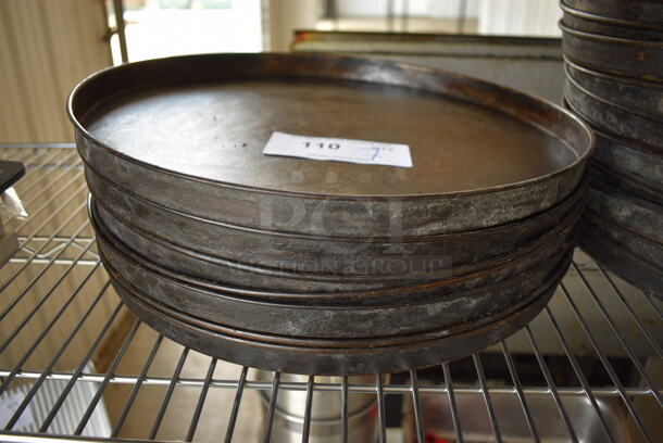 7 Metal Round Baking Pans. 15x15x1. 7 Times Your Bid!