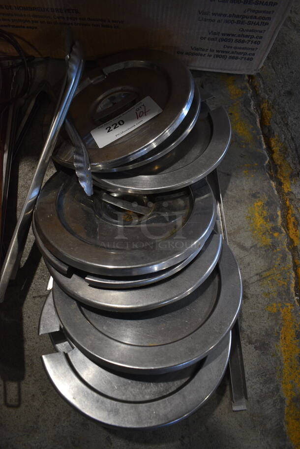 ALL ONE MONEY! Lot of Various Items Including Round Metal Lids and Utensils - Image 2 of 4