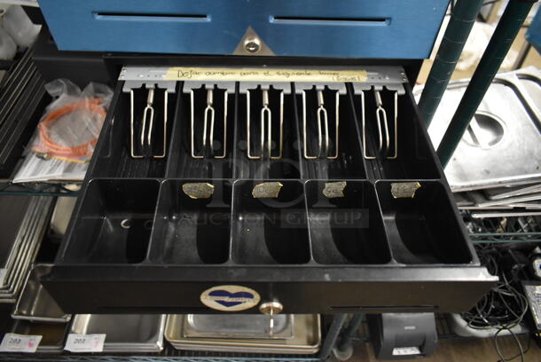 4 Metal Cash Register Drawers w/ 2 Inserts. 4 Times Your Bid! - Image 4 of 4