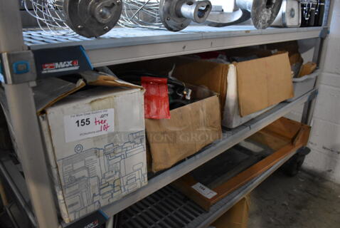 ALL ONE MONEY! Tier Lot of Various Items Including Poly Pitchers, Parts, and Casters