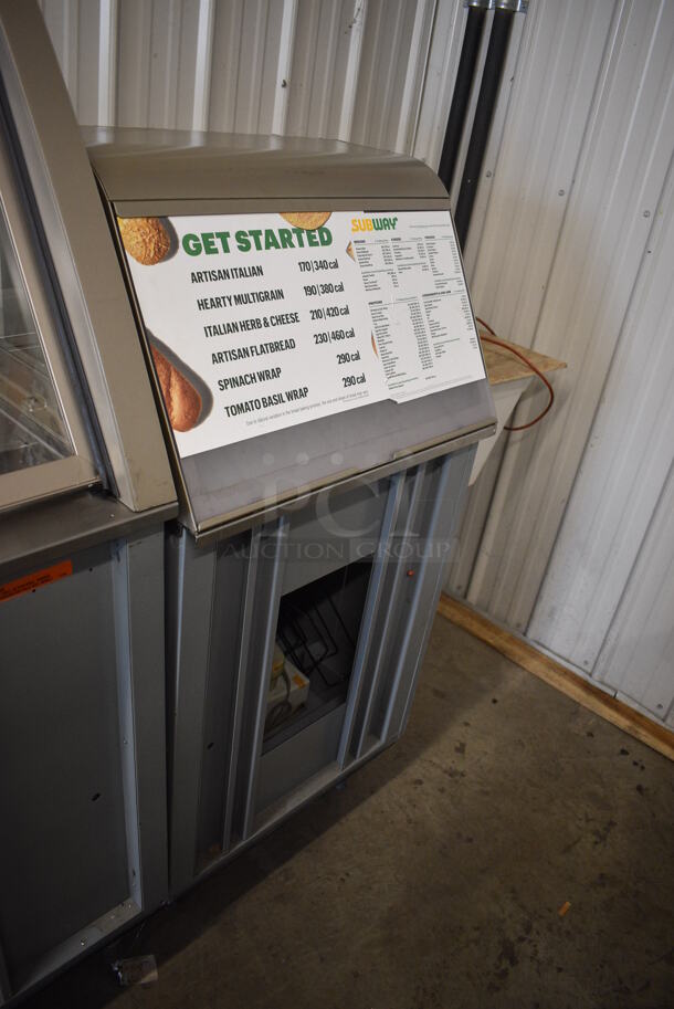 2011 Duke Stainless Steel Commercial Subway Sandwich Make Line Prep Line w/ Lowering Sneeze Guard. 206x34.5x58 - Image 7 of 8