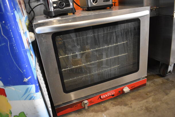 Avantco Model 177CO28 Stainless Steel Commercial Electric Powered Convection Oven w/ View Through Door, Metal Oven Racks and Thermostatic Controls. 208-240 Volts, 1 Phase. 23x22x20 - Image 4 of 7