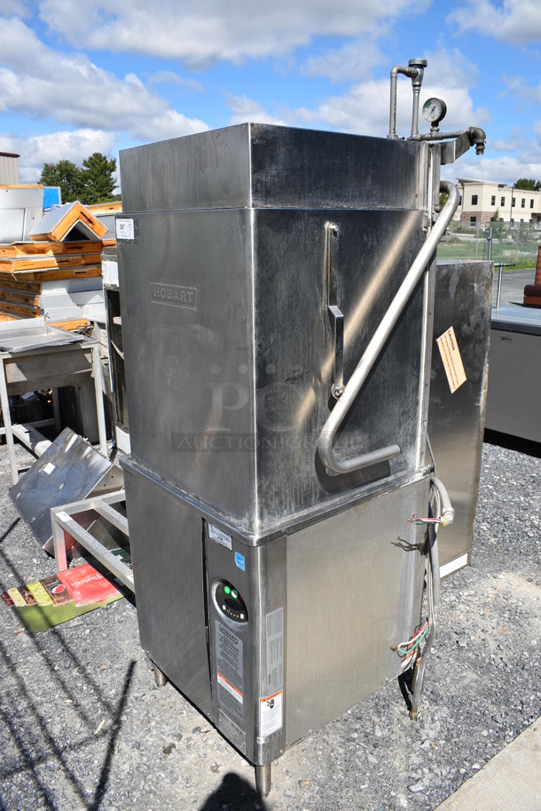 Hobart AM15T Stainless Steel Commercial Straight Pass Through Dishwasher. 208-240 Volts, 3 Phase. 30x28x68 - Image 2 of 7
