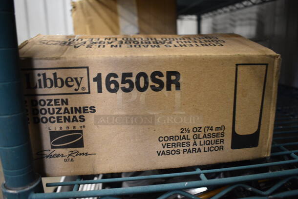 24 BRAND NEW IN BOX! Libbey Cordial Glasses. 1.5x1.5x4. 24 Times Your Bid! - Image 3 of 3