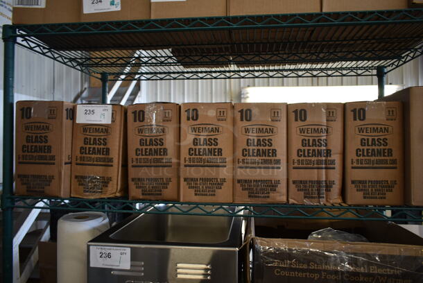 19 Boxes of 10 BRAND NEW! Weiman 10 19 oz Aerosol Can Glass Cleaner. 19 Times Your Bid! - Image 2 of 3