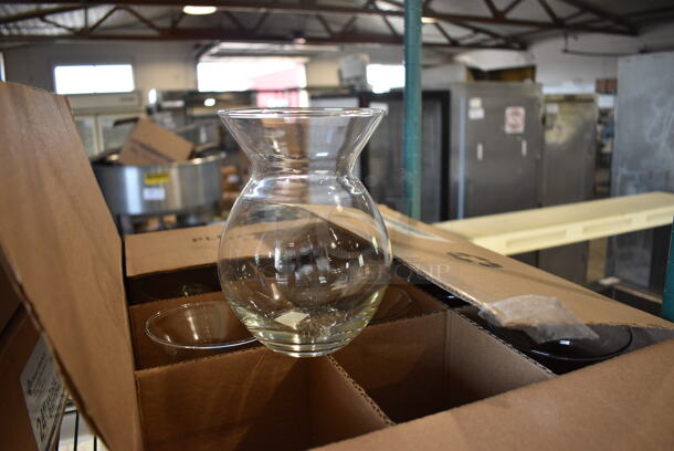 11 BRAND NEW IN BOX! Glass Vases. 5x5x6.5. 11 GHT 2-32 NUT - Image 2 of 3