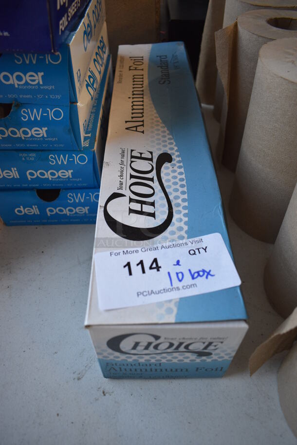 ALL ONE MONEY! Lot of 10 Boxes; 8 Deli Paper and 2 Foil! - Image 4 of 4