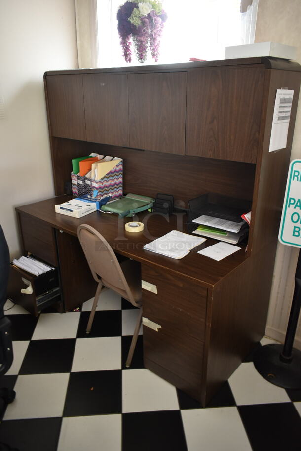 ALL ONE MONEY! ROOM LOT of Various Items Including Desk, Cabinet and Chair. Does Not Include Computer or Printer. BUYER MUST REMOVE. (front hallway) - Image 8 of 12