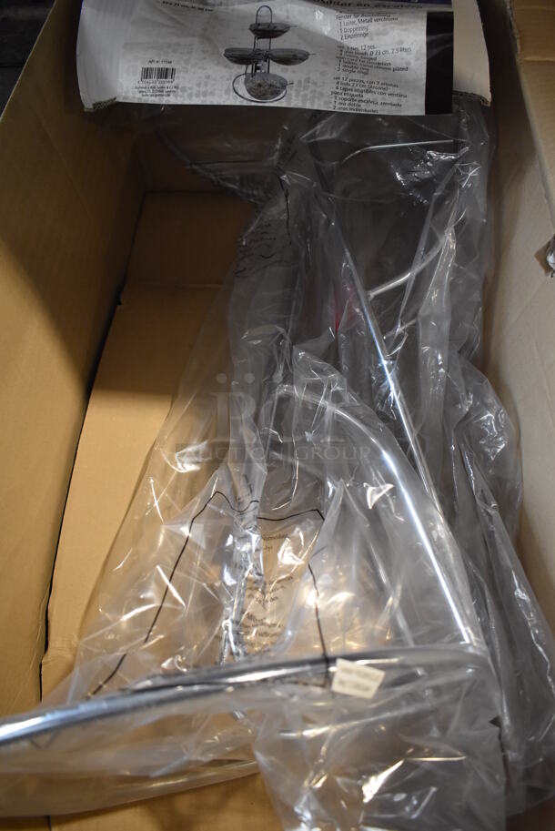 BRAND NEW IN BOX! Metal Rack for Holding Bowls. 12x16x26 - Image 2 of 4