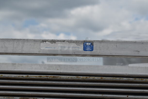Metal Commercial Pan Transport Rack on Commercial Casters w/ 42 Metal Pans and 24 Long Pans - Image 7 of 7