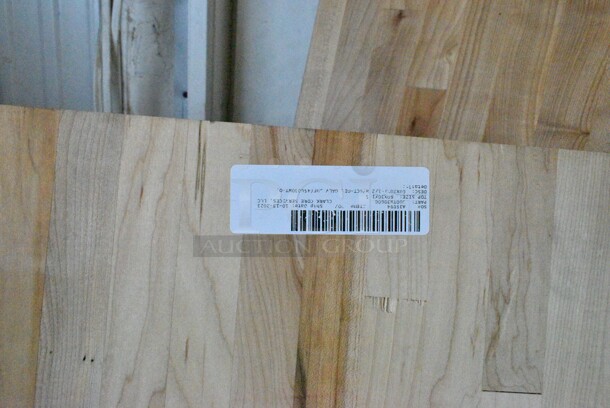 3 BRAND NEW SCRATCH AND DENT! Regency Butcher Block Tabletops; Regency 600TW3060G, Regency 600TW3696G. 3 Times Your Bid!  - Image 5 of 8