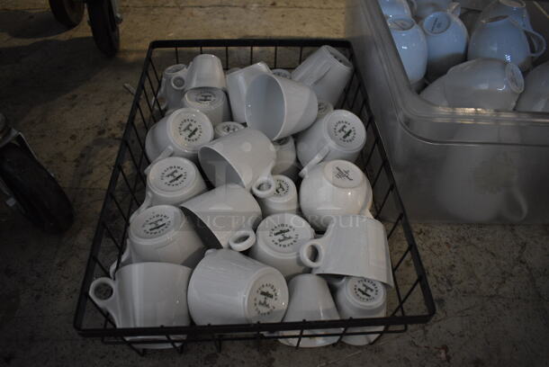 ALL ONE MONEY! Metro Lot of 4 Tiers of Various Items Including Saucers, Plates, Bowls, Mugs, Poly Bins, Wooden Trays. Does Not Include Metro Shelving Unit - Image 10 of 12