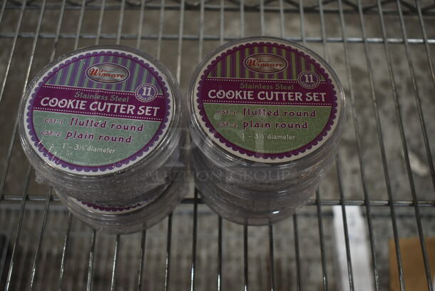 Lot of 6 BRAND NEW! Winware CST-1 Cookie Cutter Sets.  - Image 3 of 7
