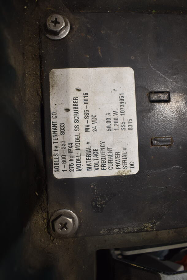 Nobles Speed Scrub SS Scrubber Floor Speed With A Hose And 3 Additional Disks. 115V Tested And Does Not Power On - Image 10 of 10