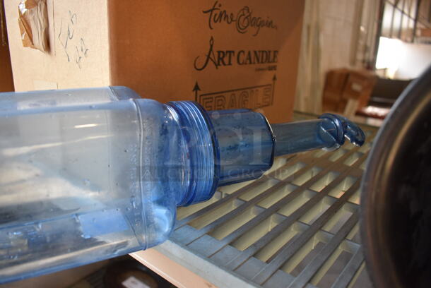 Blue Poly Rapid Cool Bottle. 5x5x24 - Image 2 of 2