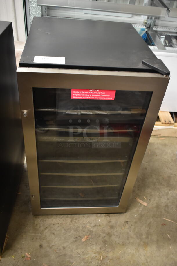 BRAND NEW SCRATCH AND DENT! Danby DWC040A3BSSDD 38 Bottle Free-Standing Metal Wine Cooler Merchandiser. 115 Volts, 1 Phase. Tested and Working!