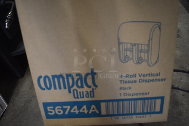 3 BRAND NEW IN BOX! Compaq Gray Poly Wall Mount Toilet Paper Dispensers. 12x8x14. 3 Times Your Bid! - Image 4 of 4