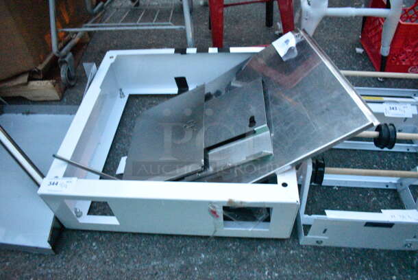 BRAND NEW SCRATCH AND DENT! Lot of Metal Pieces Including HP346831 Imperial 34683-1 Crumb Tray,  - Image 1 of 4