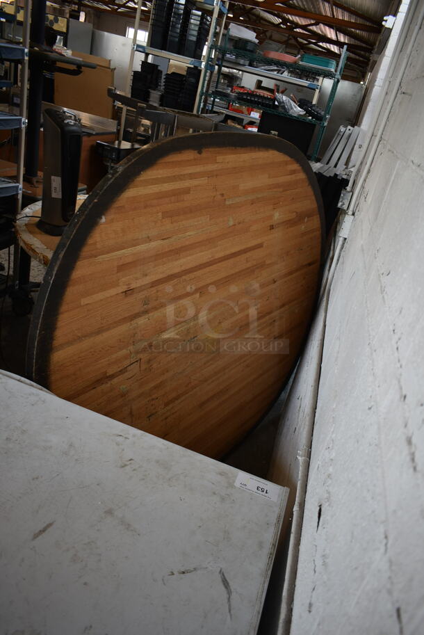 Wooden Tabletop. - Image 3 of 3