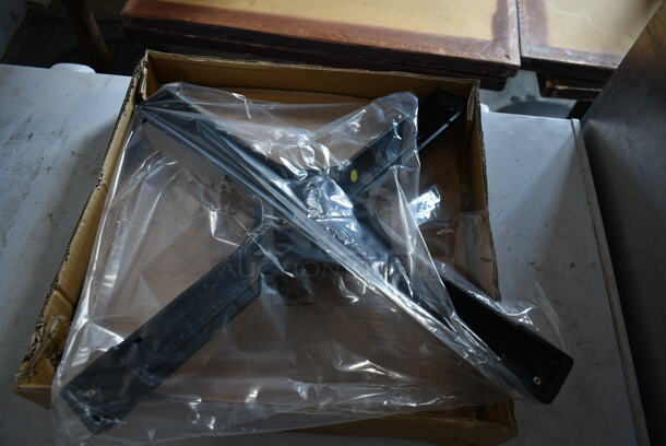 BRAND NEW IN BOX! Flat KX22 Metal Table Base Foot and Top - Image 4 of 5