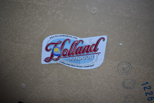 BRAND NEW IN BOX! Holland Outdoor EnduroTops Stone Pattern Round Tabletop. - Image 8 of 8