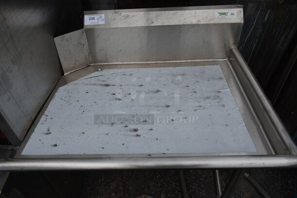 Regency 600CDT36R Stainless Steel Commercial Right Side Clean Side Dishwasher Table. - Image 2 of 4
