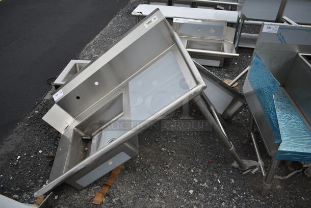 BRAND NEW SCRATCH AND DENT! Regency 600DDT48R Stainless Steel Commercial Right Side Dirty Side Dishwasher Table. - Image 1 of 5