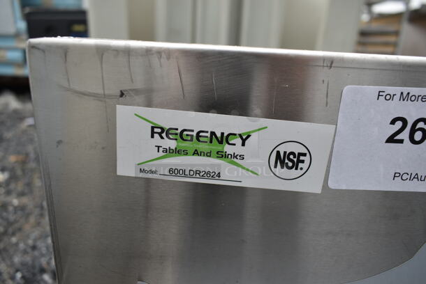 BRAND NEW SCRATCH AND DENT! Regency 600LDR2624 Stainless Steel Commercial Bottle Display. No Legs. - Image 3 of 3