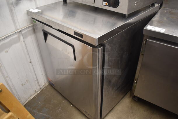 Turbo Air MUR-28-N-711S Commercial Stainless Steel Undercounter Single Door Cooler With Polycoated Rack. 115V. Tested and Powers On But Does Not Get Cold - Image 2 of 4