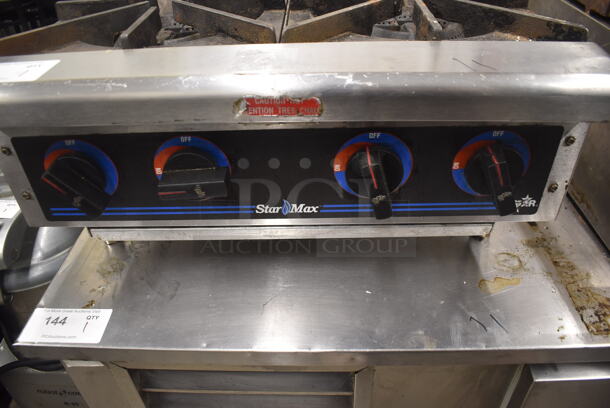 Star Max Commercial Stainless Steel Countertop Natural Gas Powered Hot Plate With 4 Burners. - Image 4 of 6