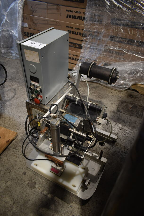 Quadrel TL2 Semi Automatic Labeling Machine 120 Volts, 1 Phase. Tested and Working! - Image 3 of 9