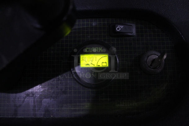 Clark ESX15S Metal Commercial Electric Powered Riding Forklift. Goes GREAT w/ Lot 484! BUYER MUST REMOVE: This Item CANNOT Be Transported; Must Pick Up By Appointment Only Approximately 1 Week After Auction Ends; Forklift Will Be Used During Pick Up Day. - Image 9 of 9