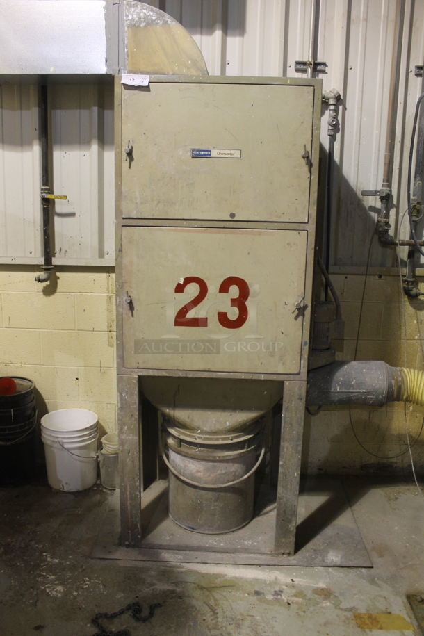 DCE Yokes Unimaster Metal Commercial Dust Collector. 220/440 Volts, 3 Phase. BUYER MUST REMOVE. - Image 1 of 12