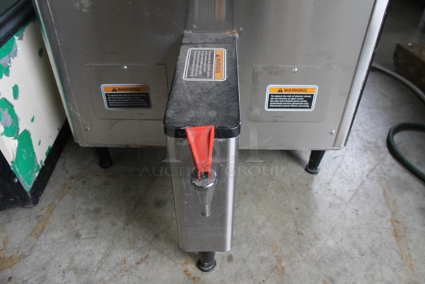 2017 Bunn DUAL TF DBC Stainless Steel Commercial Countertop Double Coffee Machine w/ Hot Water Dispenser and 2 Metal Brew Baskets. 120/240 Volts, 1 Phase. - Image 3 of 5