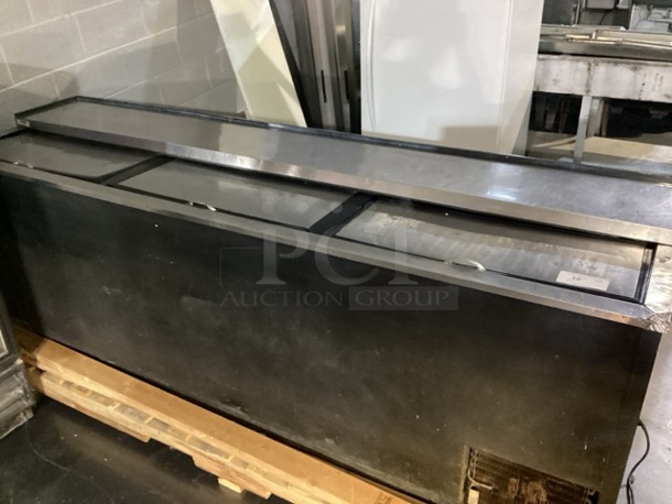 True 3-Door, Top Reach-In, Beer Cooler, Working when Removed, 
95 x 27 x 31
 - Image 1 of 2