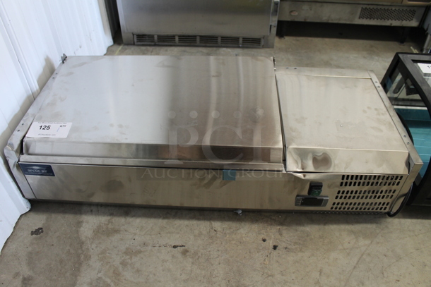 BRAND NEW SCRATCH AND DENT! Arctic Air ACP40 Stainless Steel Commercial Countertop Refrigerated Rail. 115 Volts, 1 Phase. Tested and Working! - Image 1 of 5