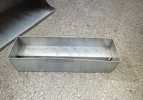 One Stainless Steel Double Bottle Rail. 29X9X6
