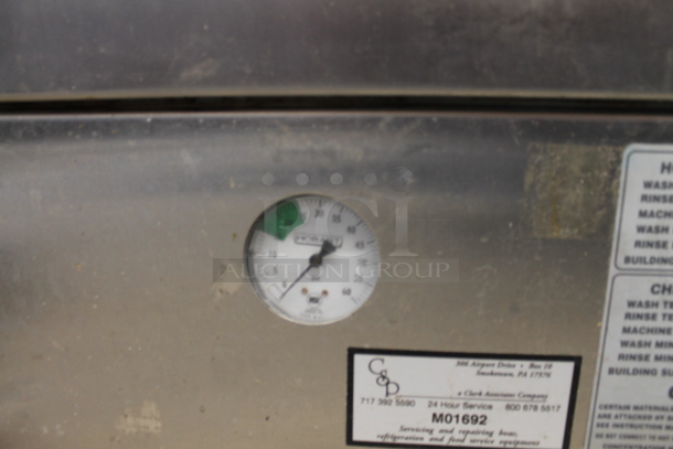 Hobart LXIC LXi Stainless Steel Commercial Undercounter Dishwasher. 120 Volts, 1 Phase. - Image 3 of 6