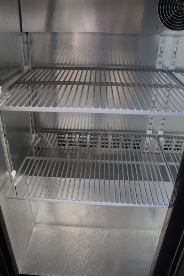 BRAND NEW SCRATCH AND DENT! KoolMore BC-2DSL-BK Metal Commercial 2 Door Cooler Merchandiser. 115 Volts, 1 Phase. Tested and Working! - Image 2 of 5