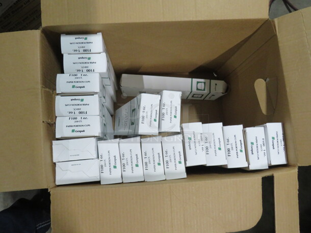 One Lot Of 1oz Paper Portion Cups. 250ct. Per Box.  - Image 3 of 3