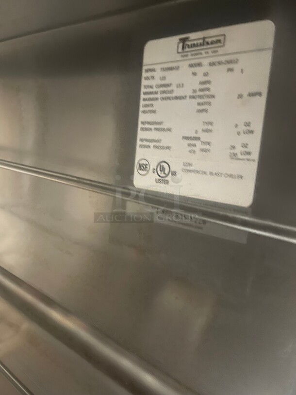 Working! Traulsen Commercial Flash Blast Chiller Undercounter Freezer 100LB 115 Volt Tested and Working! - Image 5 of 5