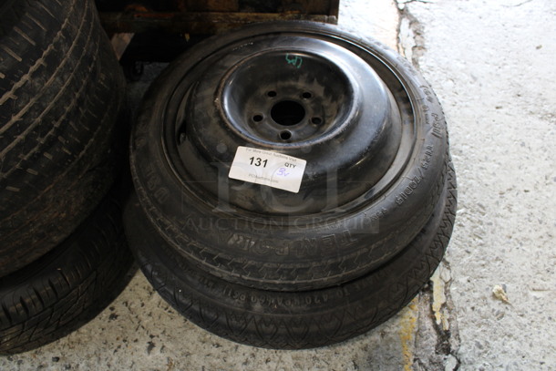 3 Various Tires Including Goodyear Spare Tire. Includes 22x6x22. 3 Times Your Bid!