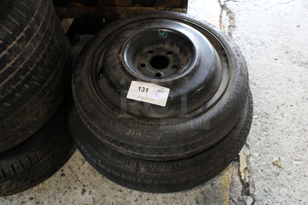 3 Various Tires Including Goodyear Spare Tire. Includes 22x6x22. 3 Times Your Bid! - Image 1 of 6