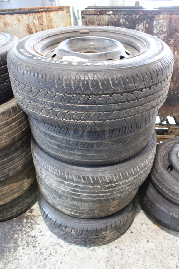 5 Various Tires Including Firestone FR710 R215/60R16. Includes 26x9x26. 5 Times Your Bid! - Image 1 of 5