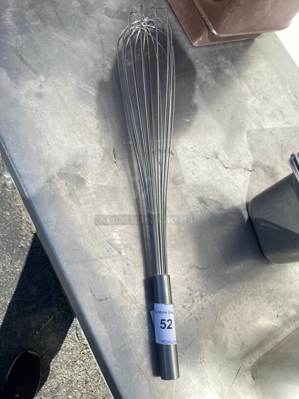 Choice 22 inch Stainless Steel Piano Whip / Whisk NSF - Image 2 of 4